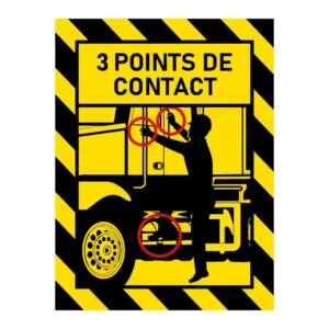 3 points de contact