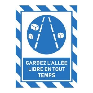 Gardez l’allée libre