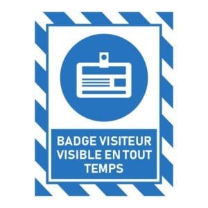 Badge visiteur