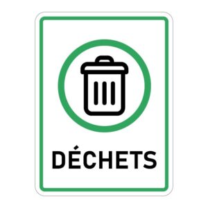 Affiche déchets