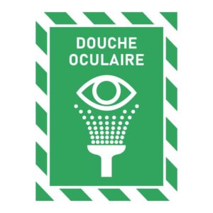 Affiche douche oculaire