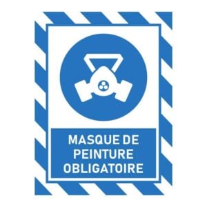 Masque de peinture obligatoire