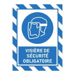 Visière de sécurité obligatoire